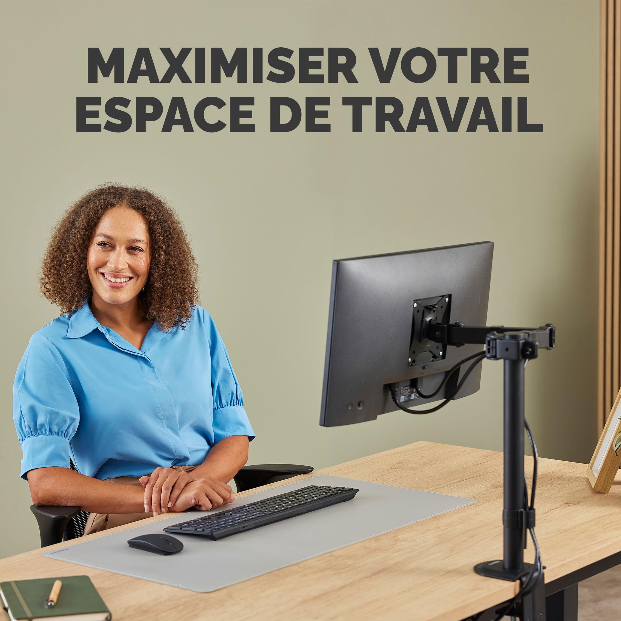 fellowes-everyday-bras-cran-simple-jusqu-32-9-kg-vesa-75-100-pince-illet image 8