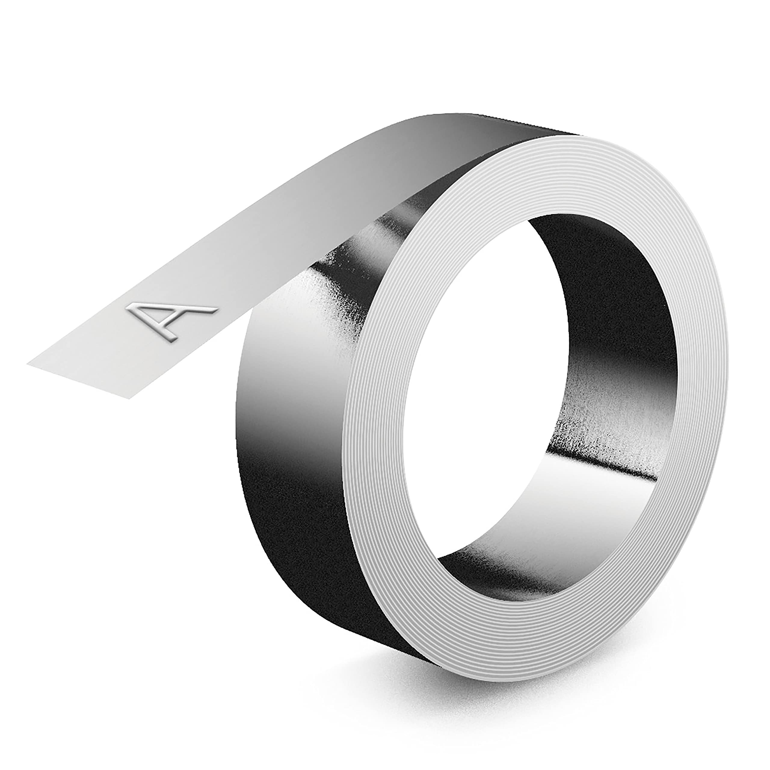 dymo-ruban-aluminium-m1011-12-mm-x-3-65-m-argent image 1