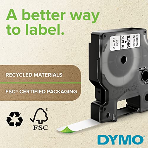 dymo-ruban-aluminium-m1011-12-mm-x-3-65-m-argent image 8