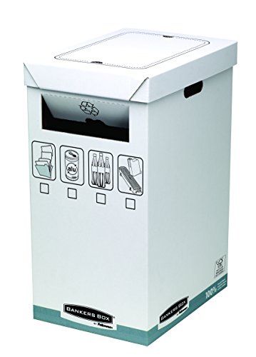 fellowes-bankers-box-bacs-de-recyclage-carton-fsc-blanc-gris-lot-de-5 image 7