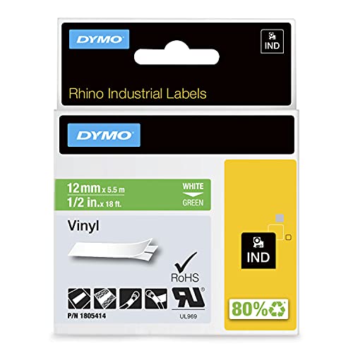 dymo-rhino-ruban-vinyle-19-mm-x-5-5-m-noir-sur-orange-s0718500 image 4