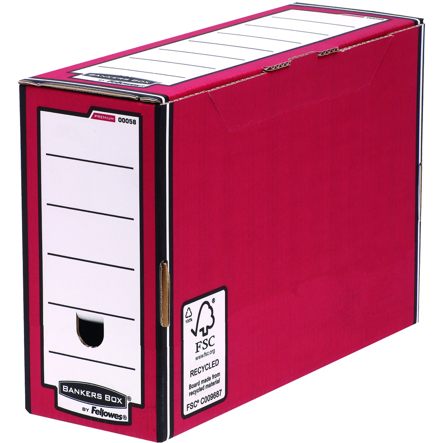 fellowes-premium-bo-te-archive-127-mm-rouge-lot-de-10 image 2