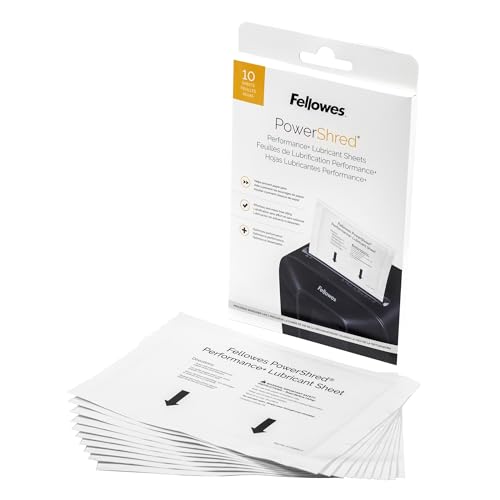 fellowes-powershred-performance-feuilles-lubrifiantes-lot-de-10 image 8