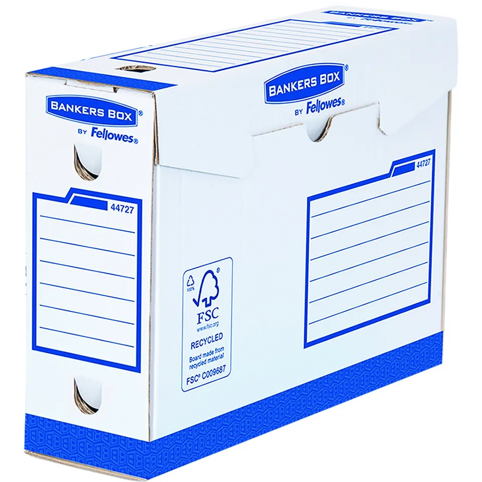 fellowes-bankers-box-heavy-duty-a4-dos-10-cm-blanc-bleu-lot-de-20 image 1