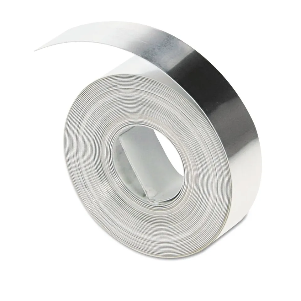 dymo-rhino-m1011-ruban-de-marquage-aluminium-non-adh-sif-12-mm-x-4-80-m image 1