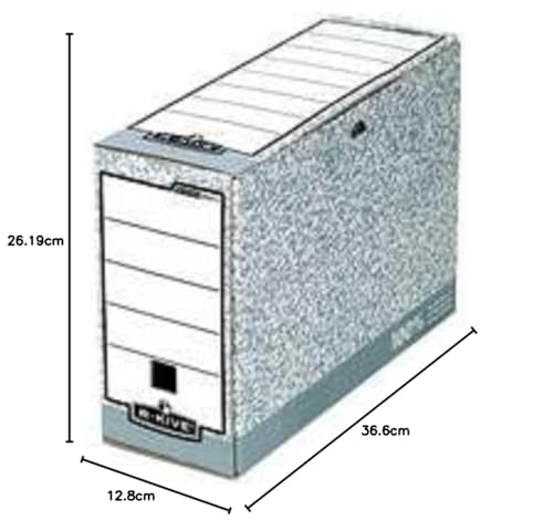 fellowes-bankers-box-system-bo-tes-archives-folio-120-mm-gris-lot-de-10 image 5