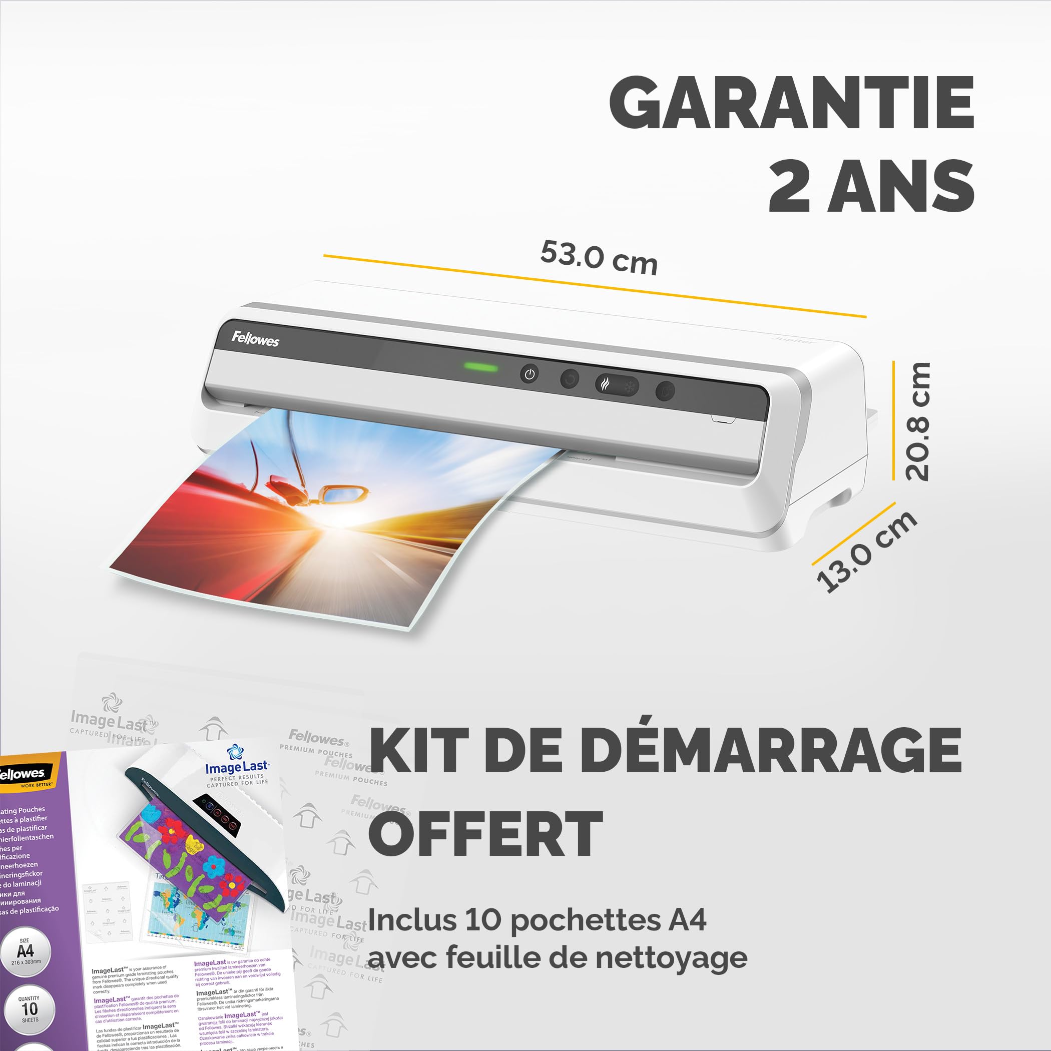 fellowes-jupiter-a3-plastifieuse-chaud-80-250-microns-blanc image 6