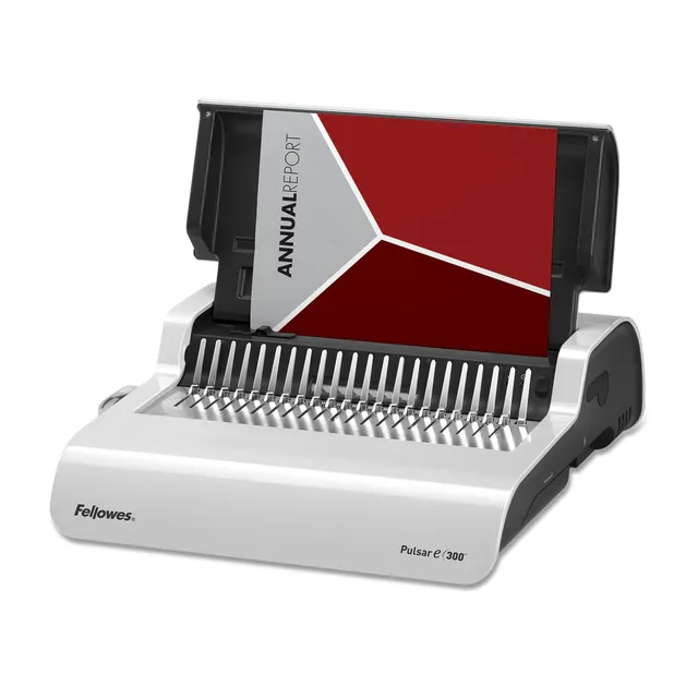 fellowes-pulsar-e-machine-relier-lectrique-anneaux-m-talliques-300-feuilles-blan image 1