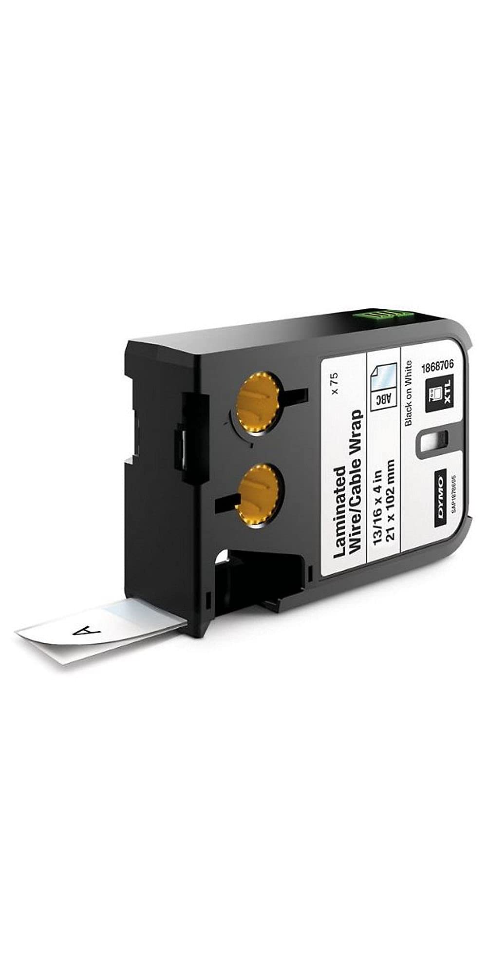 dymo-xtl-tiquettes-gaine-c-ble-21-x-39-mm-noir-sur-blanc-pack-de-150 image 7