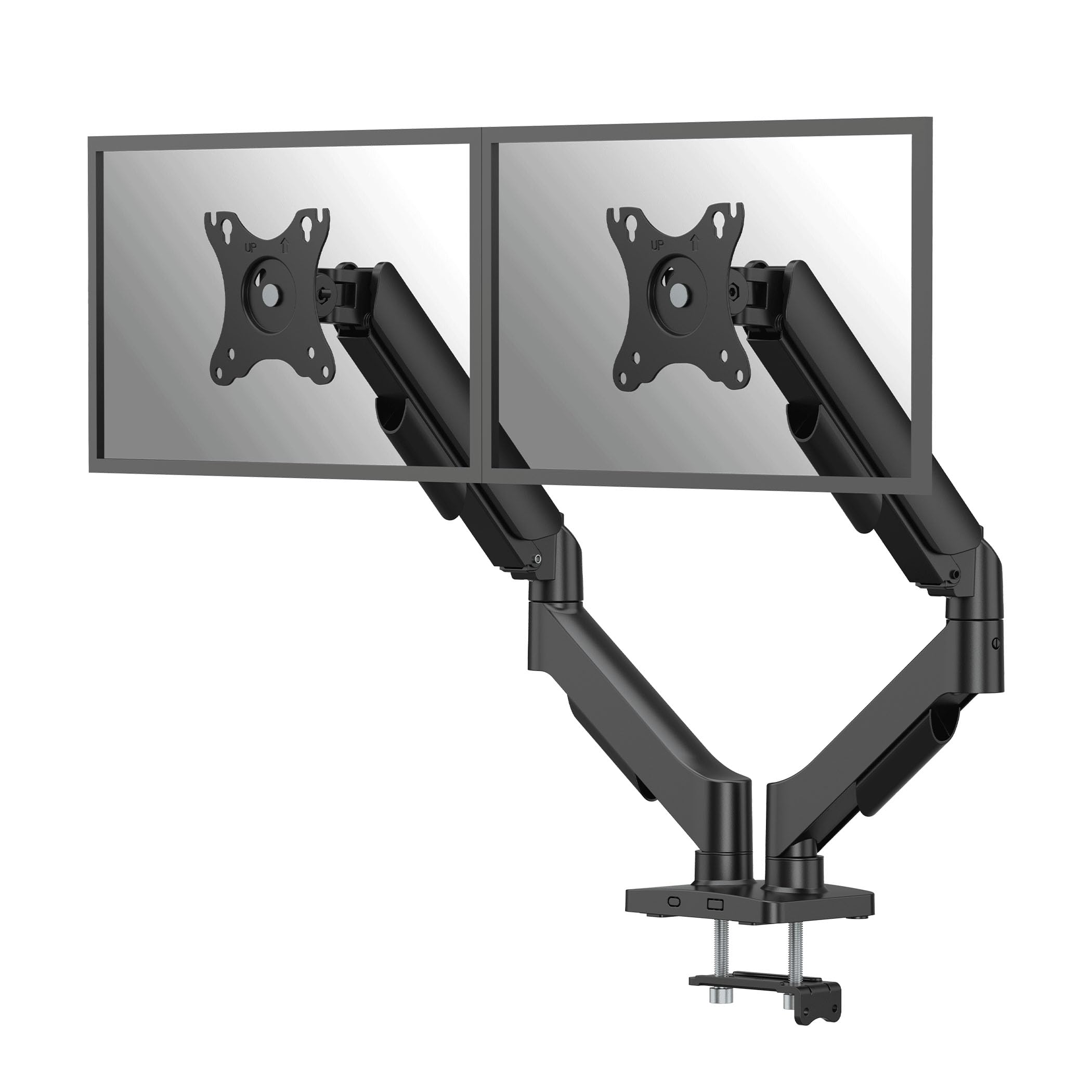fellowes-everyday-plus-bras-double-crans-ressort-gaz-2x32-9-kg-vesa-75-100 image 1