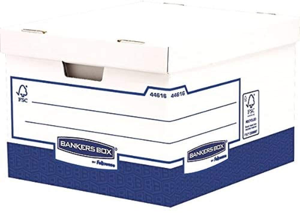 bankers-box-4461601-caisses-archives-charge-lourde-lot-de-10 image 1