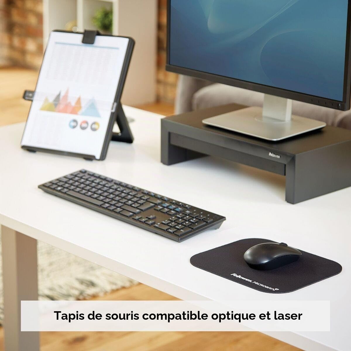fellowes-5934005-tapis-de-souris-souple-microban-antibact-rien-argent-230-x-200- image 4