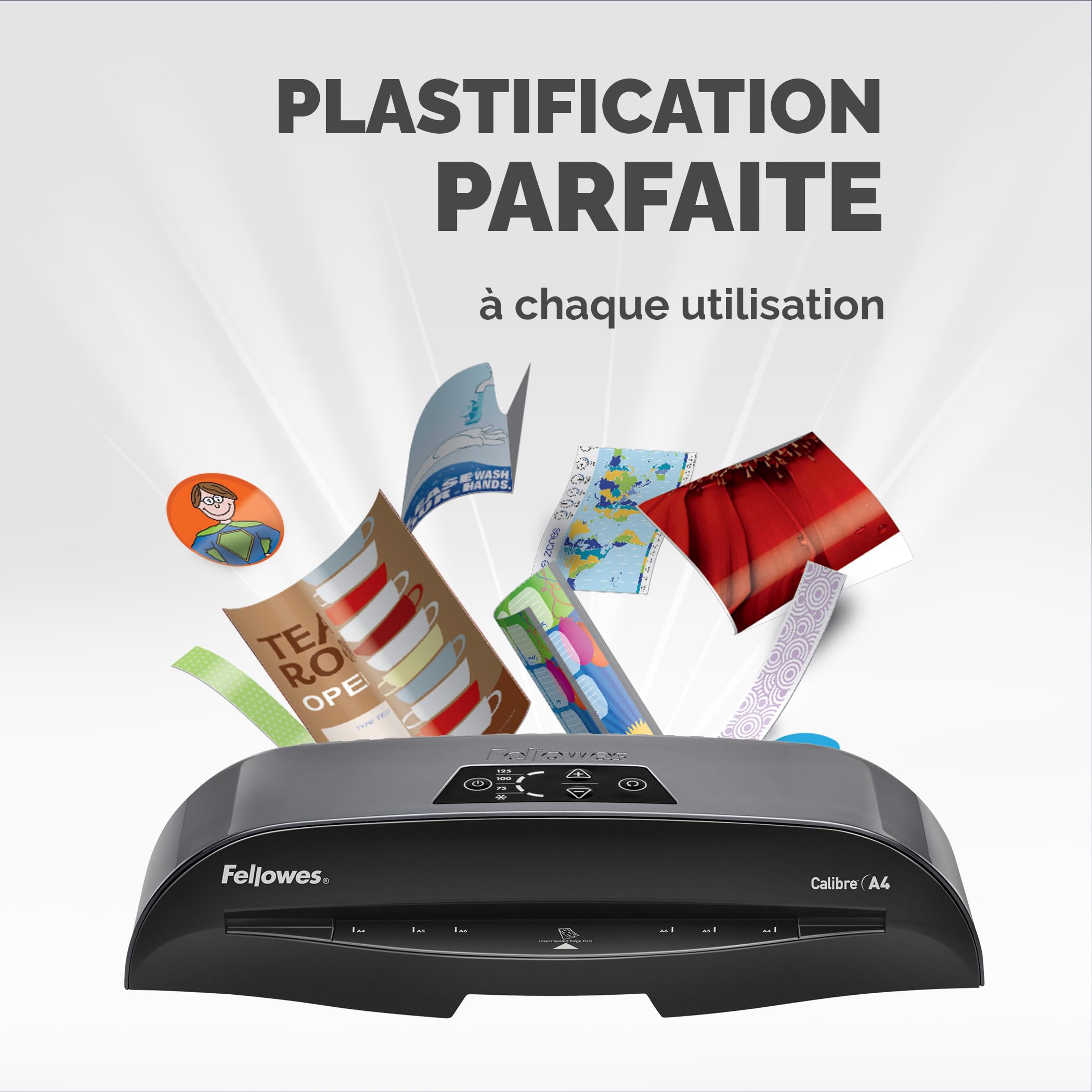 fellowes-calibre-plastifieuse-a4-125-microns-10-pochettes image 7
