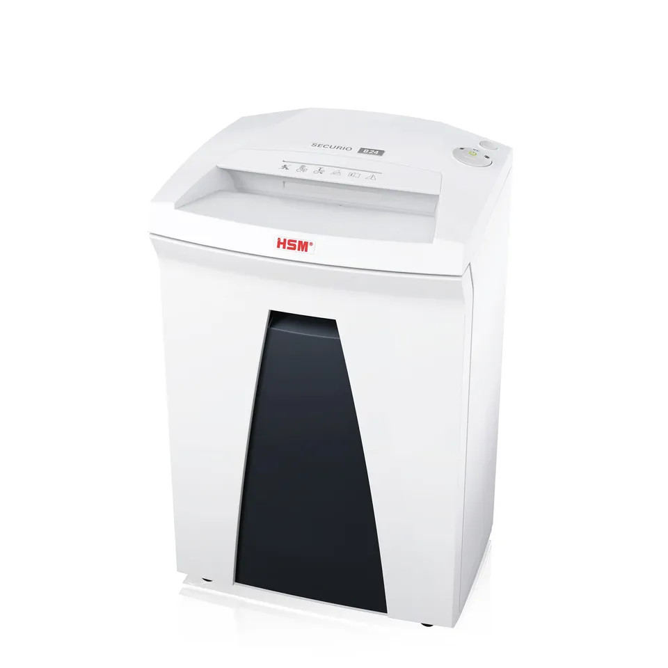 hsm-securio-b24-destructeur-particules-p-4-14-16-feuilles-34-l-blanc-4-5-x-30-mm image 1