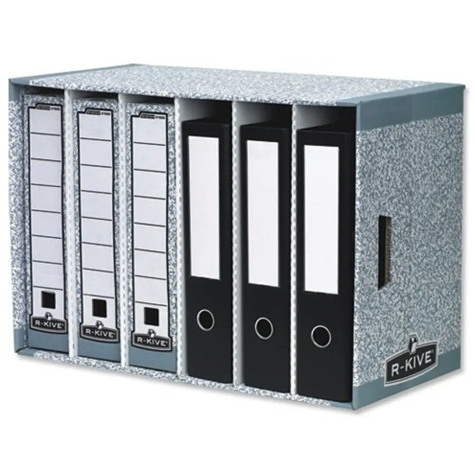 fellowes-bankers-box-system-modules-de-classement-gris-6-compartiments image 1