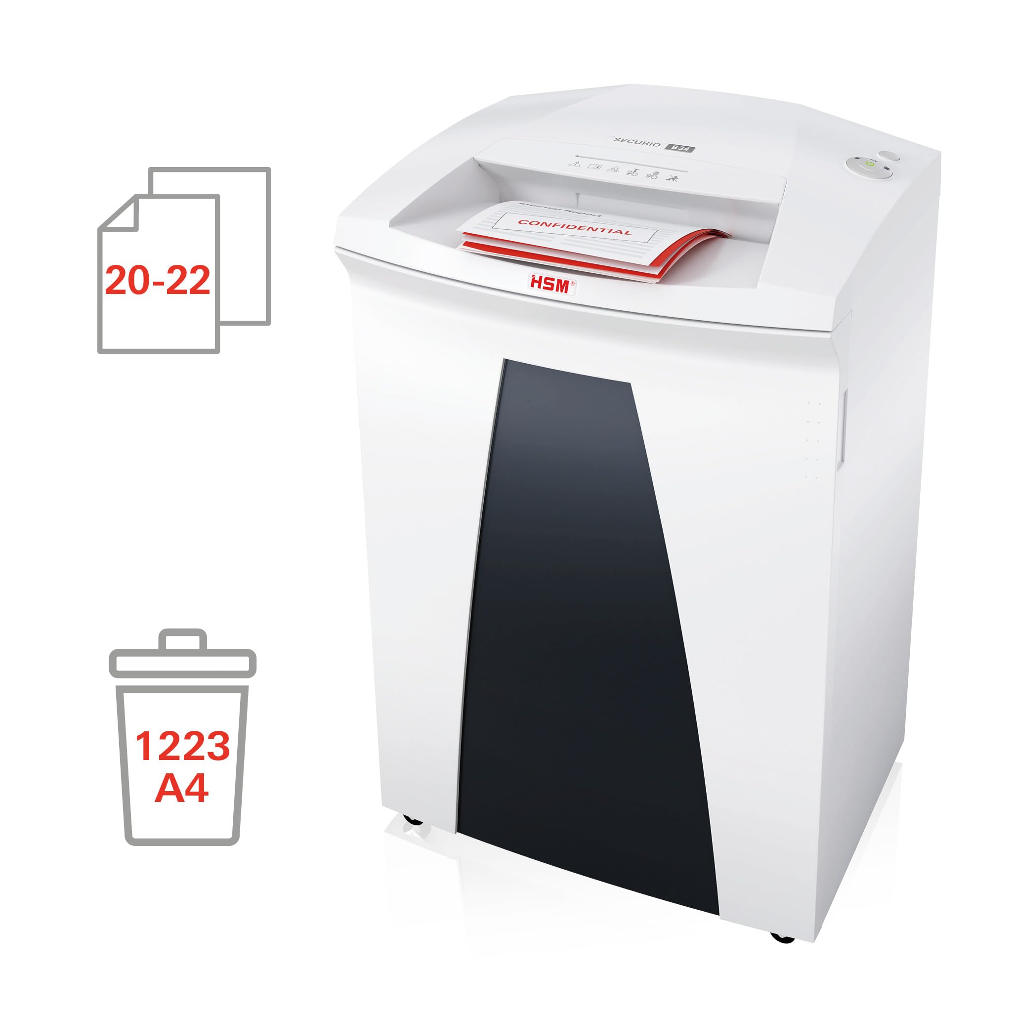 hsm-securio-b34-destructeur-de-documents-coupe-particules-p-4-21-feuilles-blanc image 3