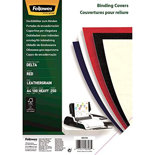 fellowes-5370305-couvertures-de-reliure-grain-cuir-a4-pack-de-100-rouge image 7