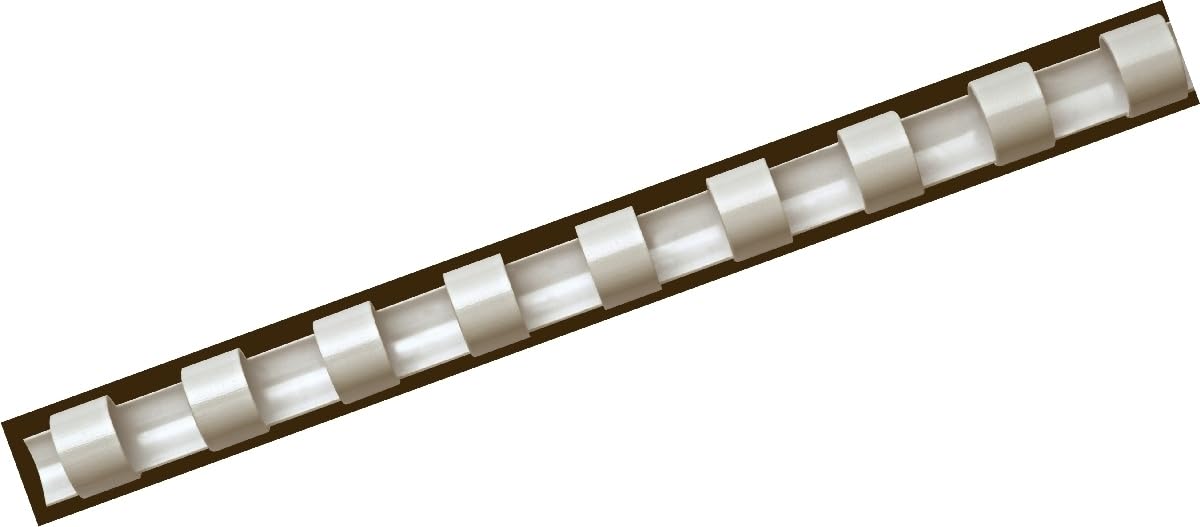 fellowes-5331203-anneaux-plastiques-12-mm-blanc-pack-de-25 image 1