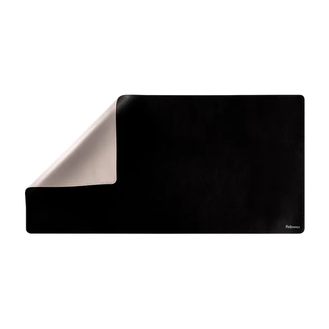 fellowes-everyday-tapis-de-bureau-80-x-40-cm-sous-main-double-face-noir-gris-en- image 1