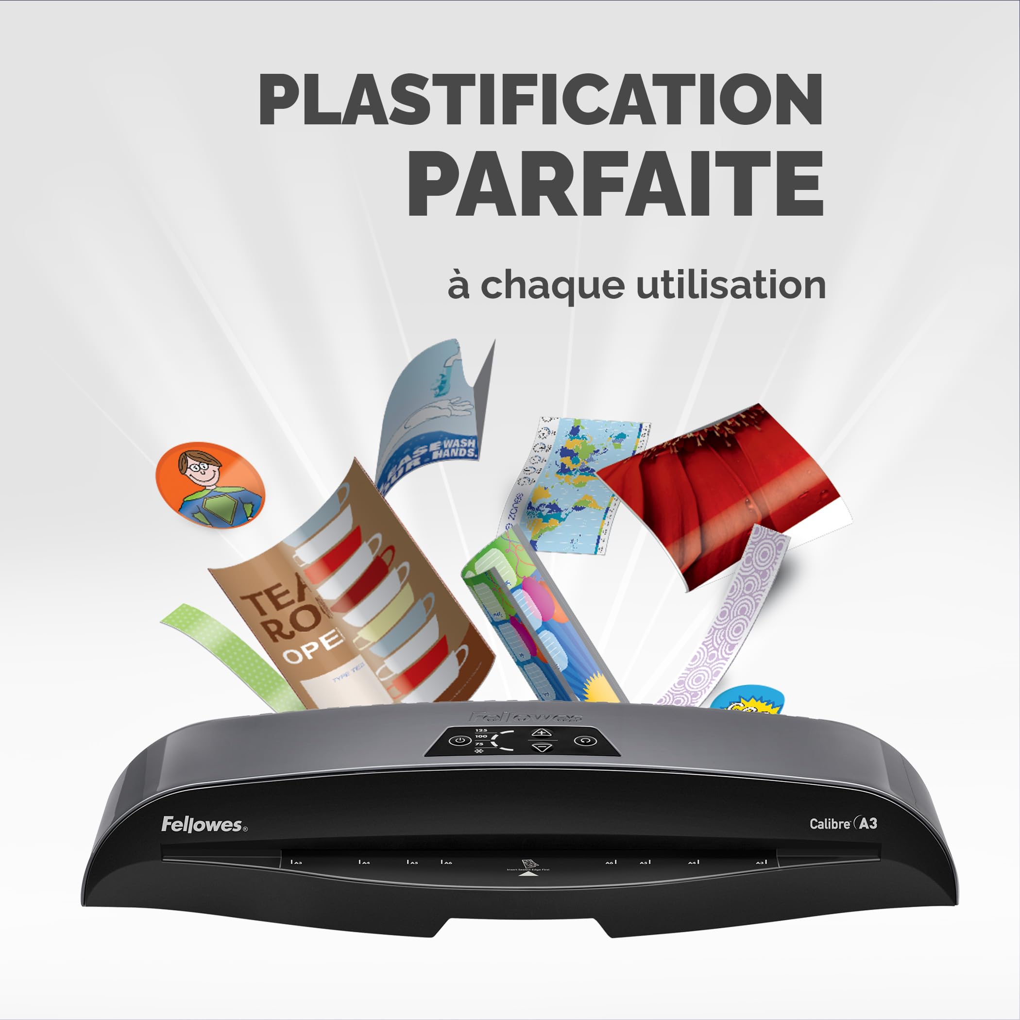 fellowes-5740201-plastifieuse-calibre-a3-80-125-microns-avec-10-pochettes image 7
