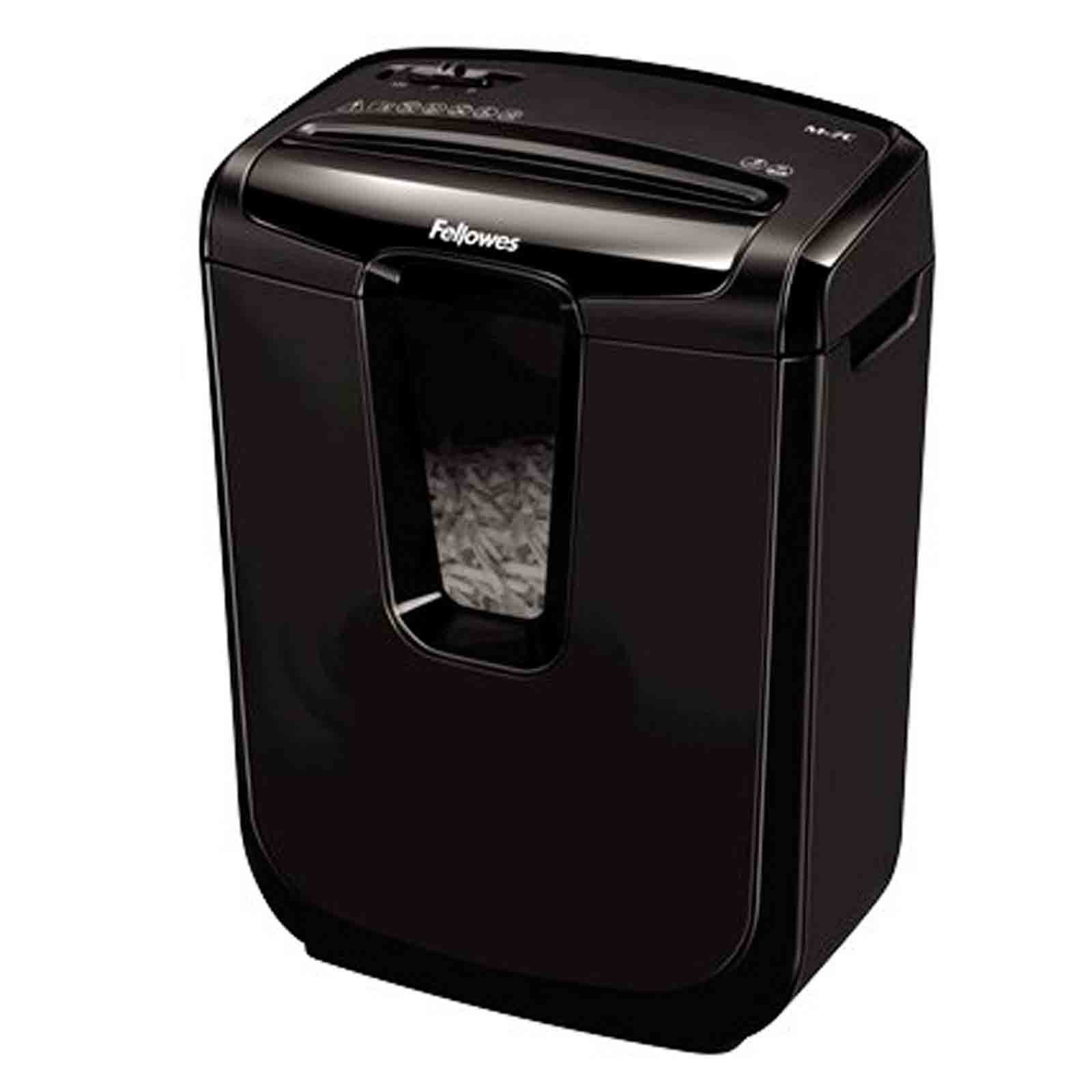 fellowes-m-7c-destructeur-de-documents-coupe-crois-e-7-feuilles-14l-noir image 1