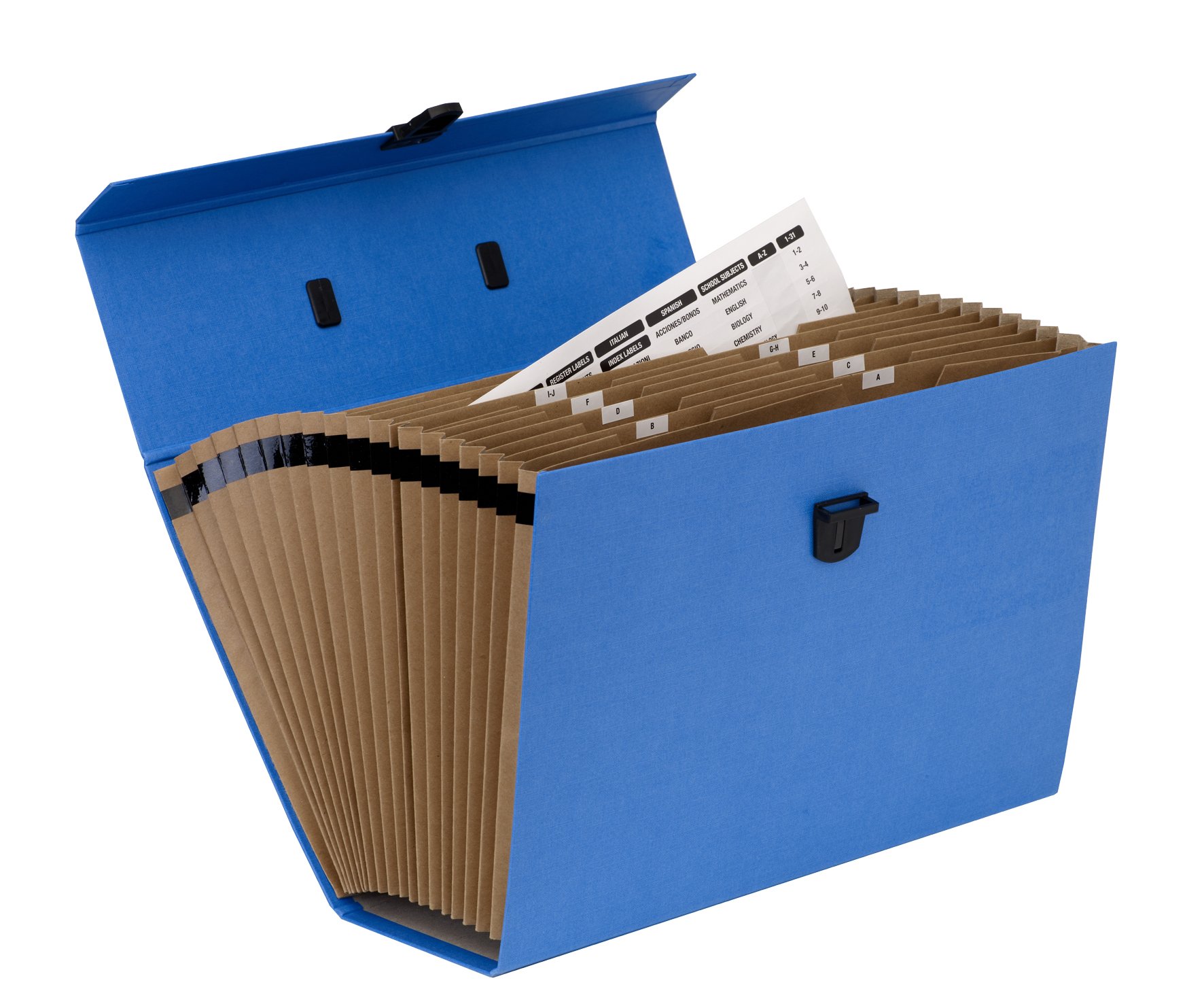 fellowes-bankers-box-handifile-trieur-accord-on-19-sections-bleu image 2