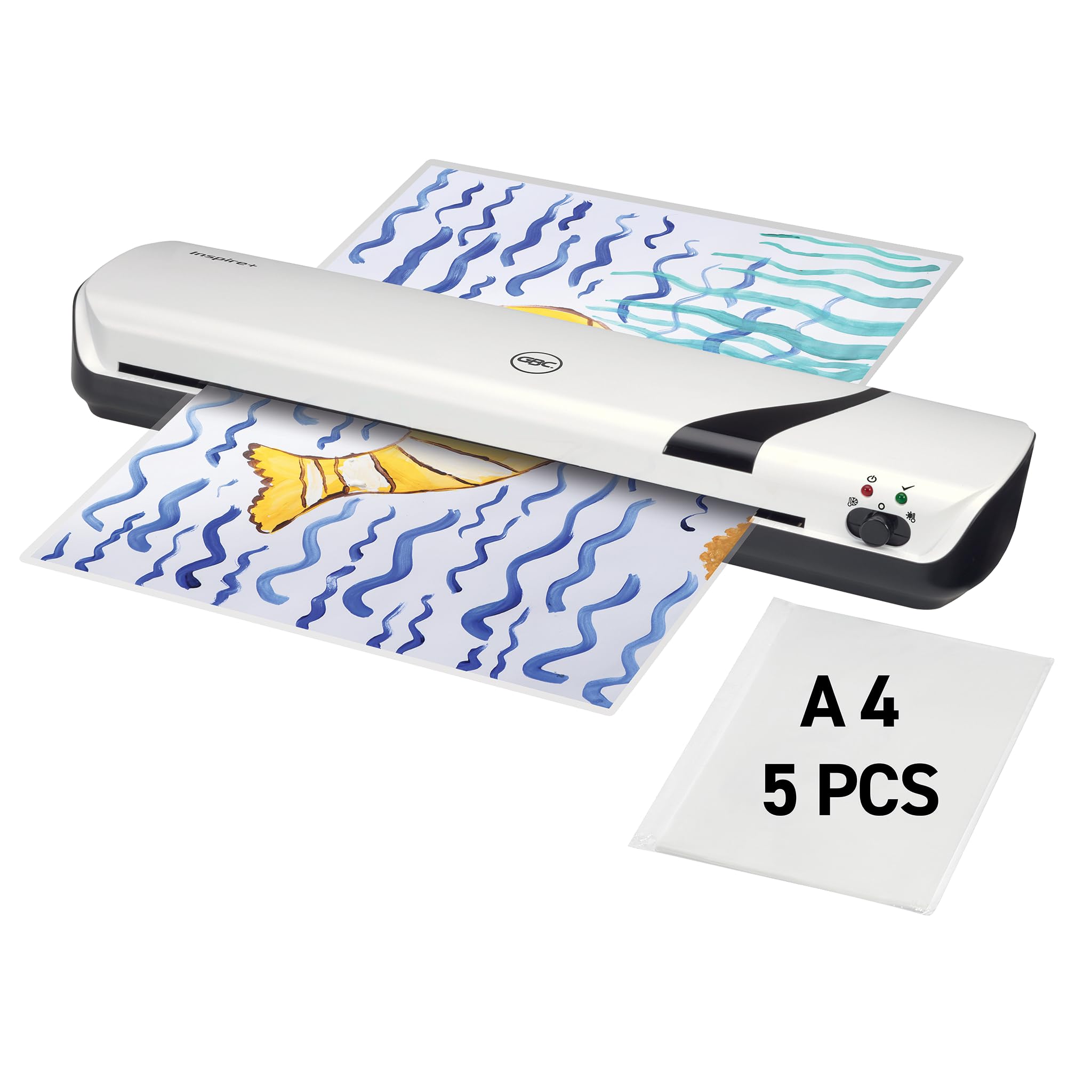 gbc-inspire-plastifieuse-a4-blanc-4410031-75-125-microns-5-pochettes image 8