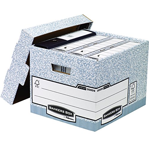 fellowes-banker-box-system-0089901-caisses-charge-lourde-par-10-gris image 7