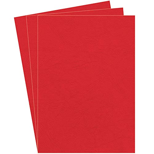fellowes-5370305-couvertures-de-reliure-grain-cuir-a4-pack-de-100-rouge image 6