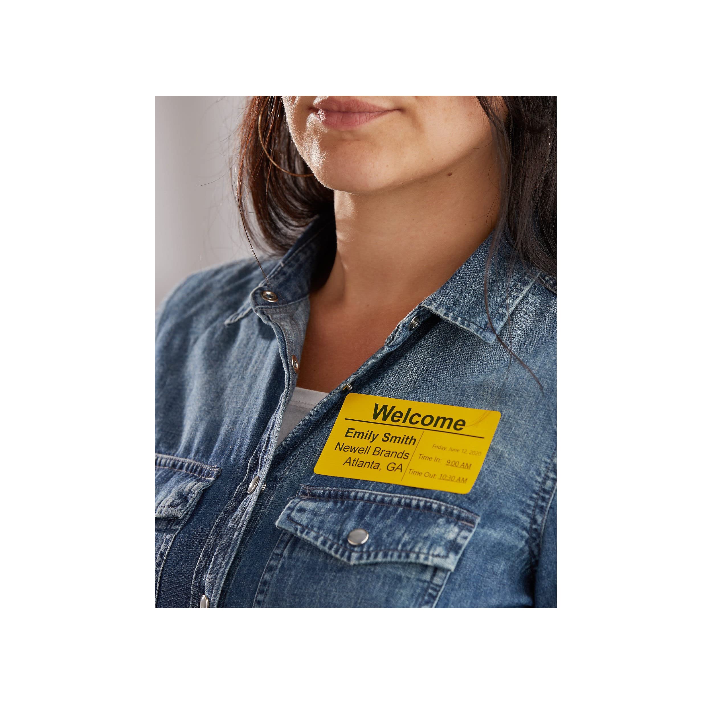 dymo-labelwriter-grandes-tiquettes-jaunes-54-x-101-mm-rouleau-de-220-tiquettes image 4