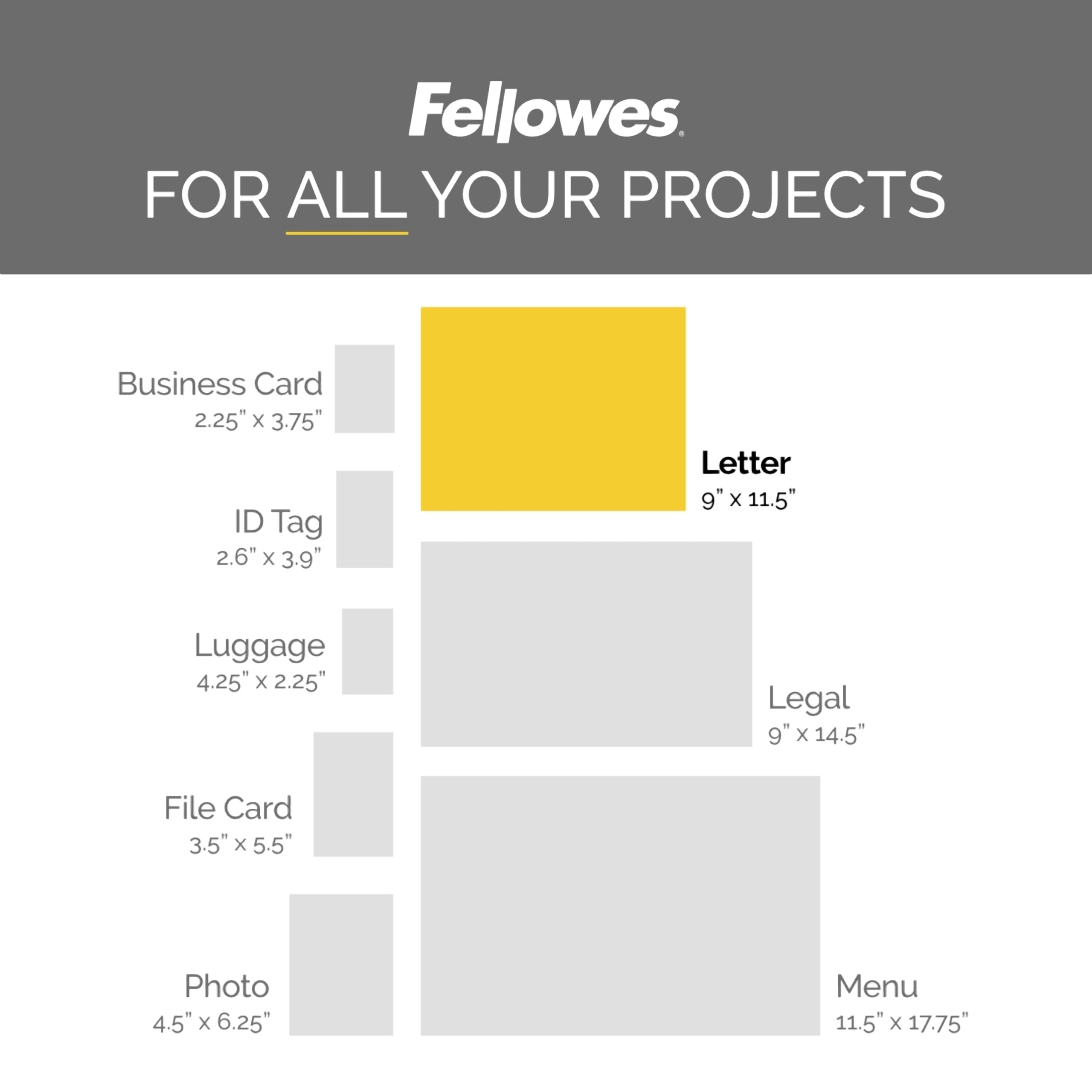 fellowes-pochettes-plastiques-brillantes-letter-thermique-0-127-mm-200-pi-ces image 2